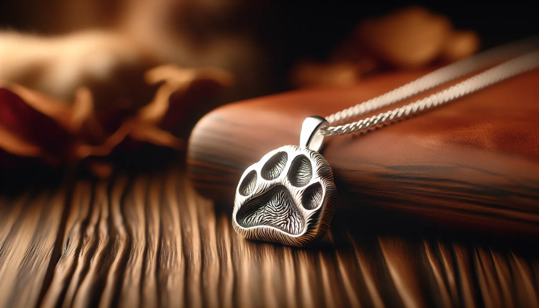 Custom dog nose necklace