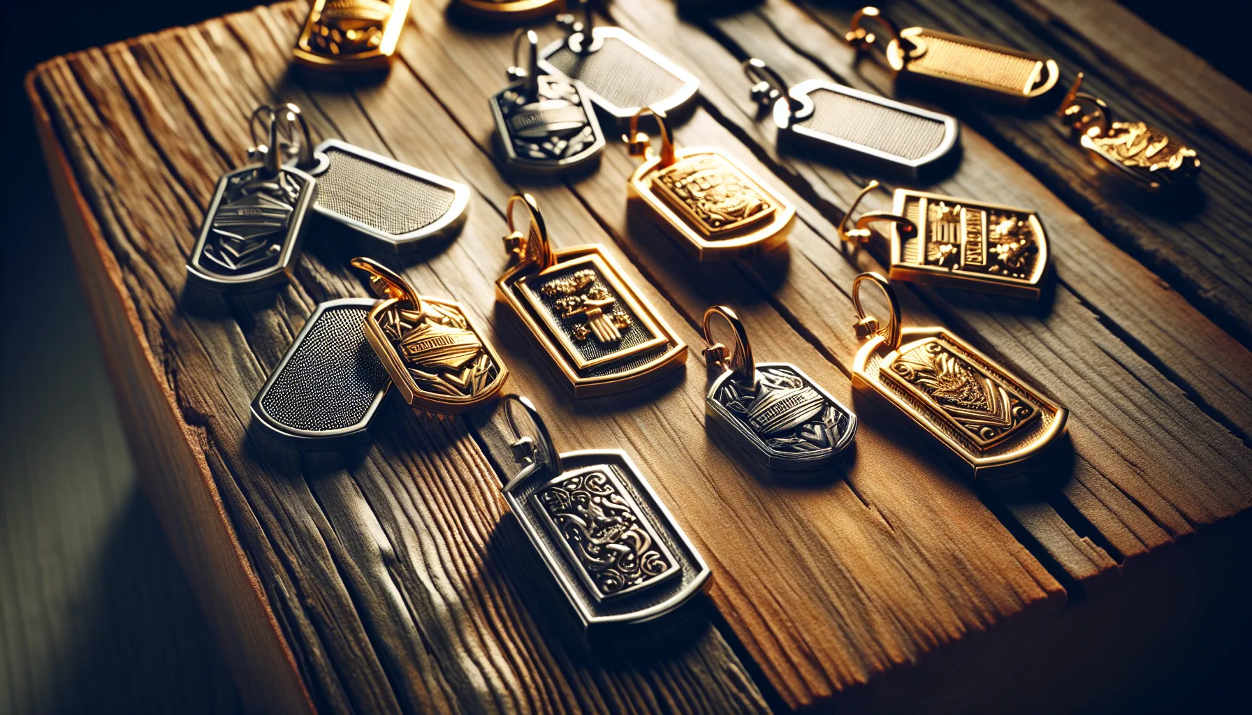 Dog Tag Earrings